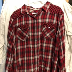 Vanilla Star 3X Women’s Long Sleeve Button Down